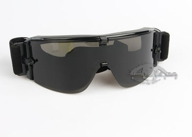 PPEの規定の安全ガラスのAirsoft X800の黒色UV400の保護 サプライヤー